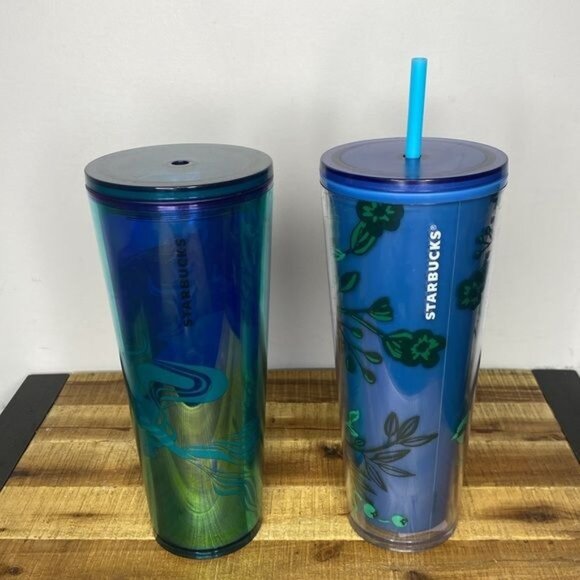 Lot of 9 Starbucks 24 oz Tumblers - Picture 8 of 11
